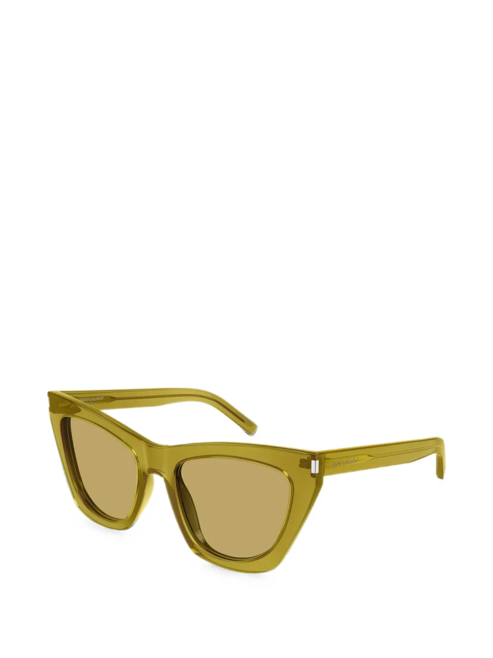 Saint Laurent Eyewear Kate zonnebril met cat-eye montuur Groen