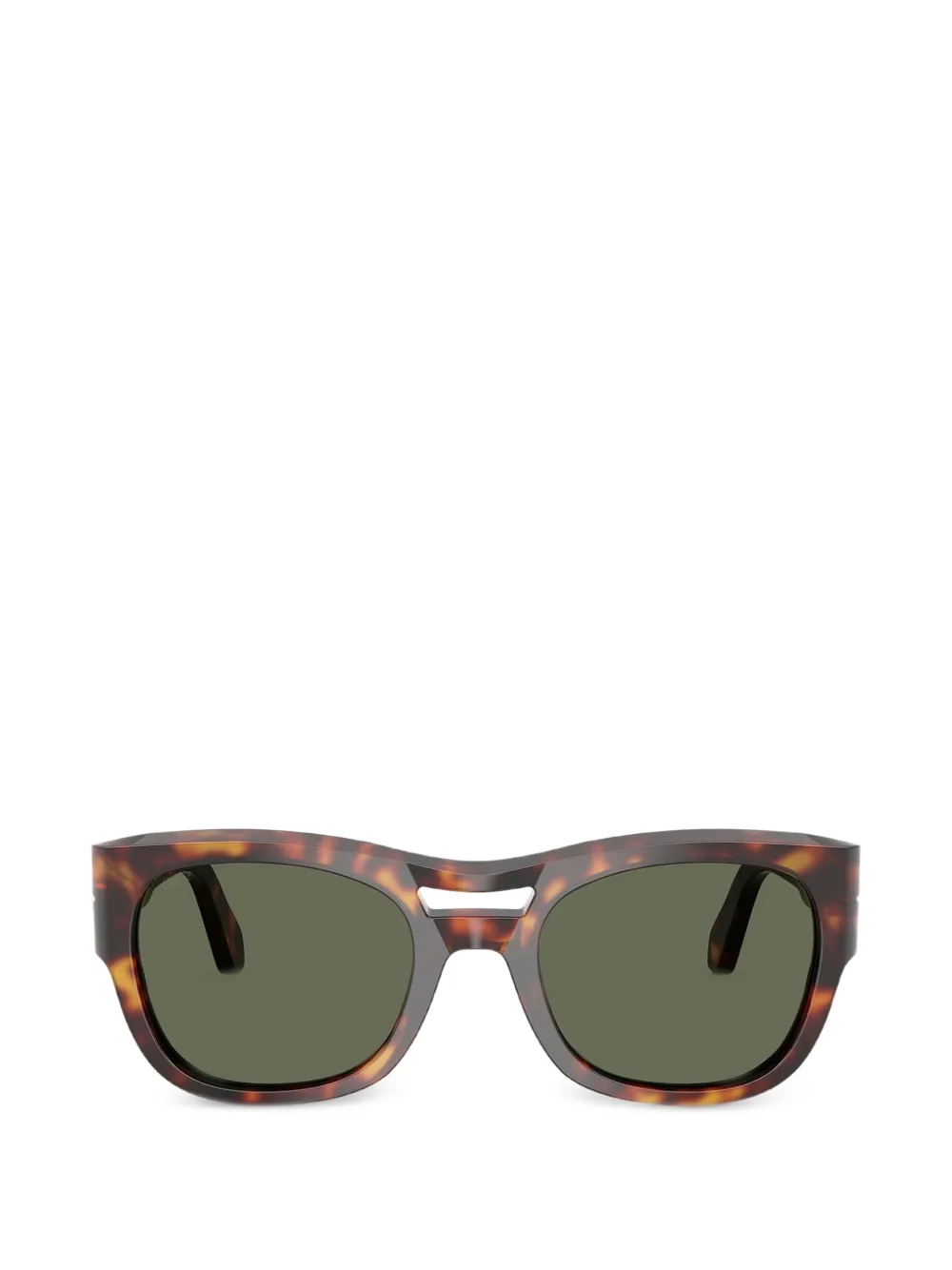 Persol tortoiseshell-effect rectangle-frame sunglasses