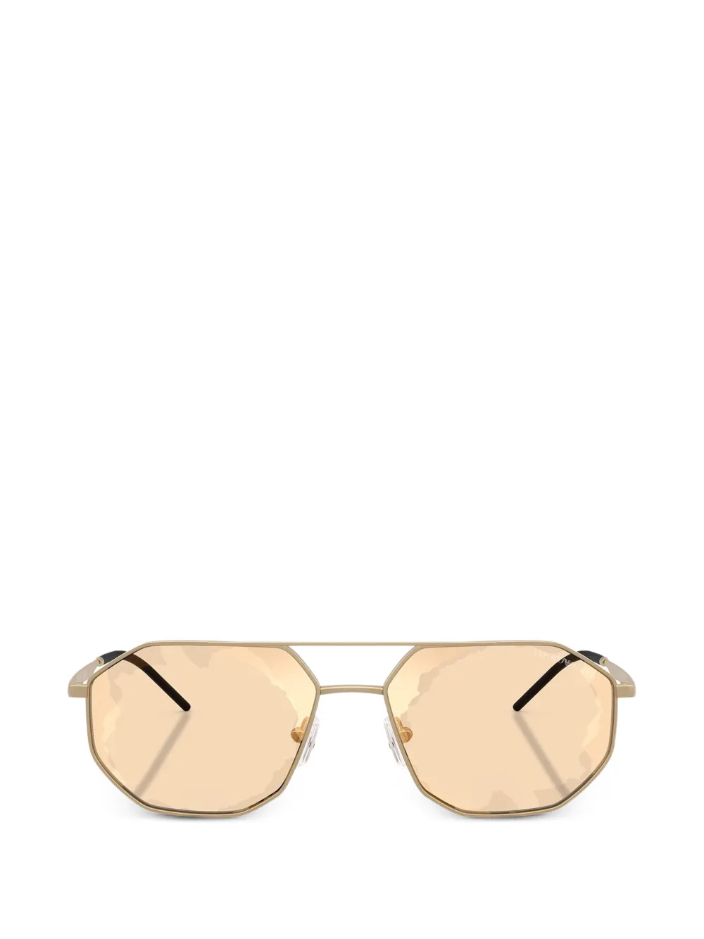 Emporio Armani geometric-frame sunglasses · One Size