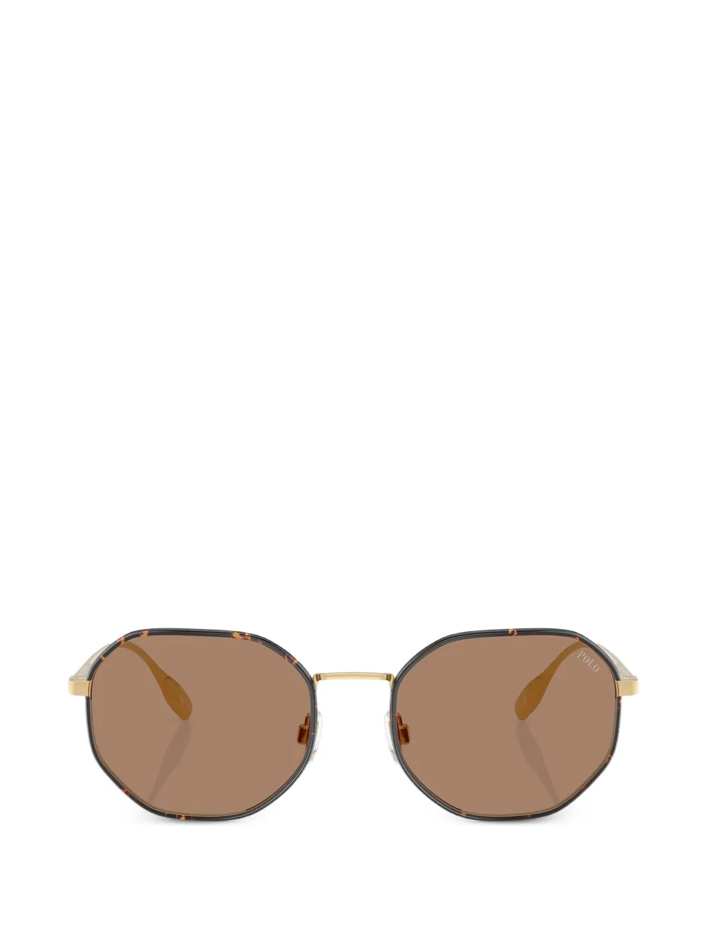 POLO RALPH LAUREN EYEWEAR Occhiali da sole geometrici - Marrone