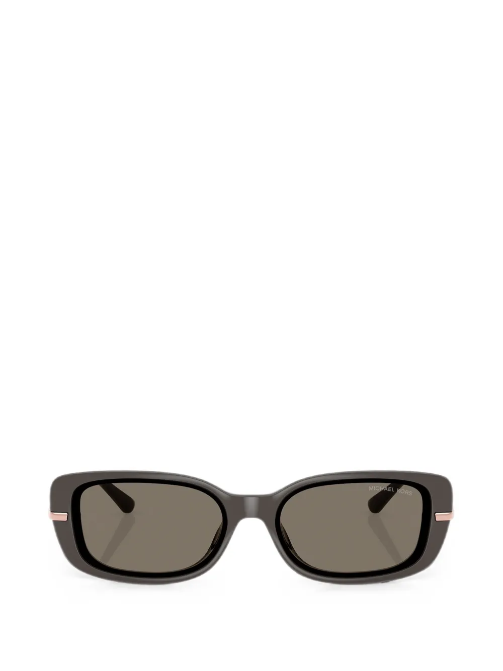 Michael Kors Capella Sonnenbrille mit eckigem Rahmen - Schwarz
