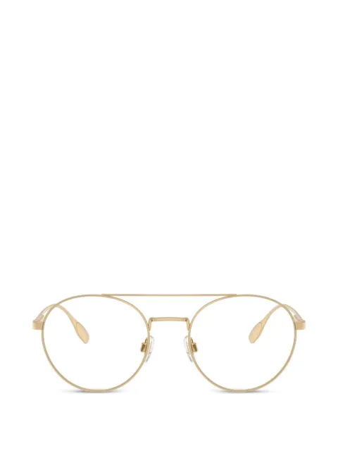 POLO RALPH LAUREN EYEWEAR lentes de sol con armazón redonda y doble puente