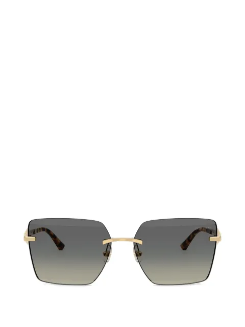 Jimmy Choo Eyewear square-frame rimless sunglasses