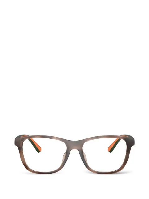 POLO RALPH LAUREN EYEWEAR tortoiseshell-effect rectangle-frame glasses