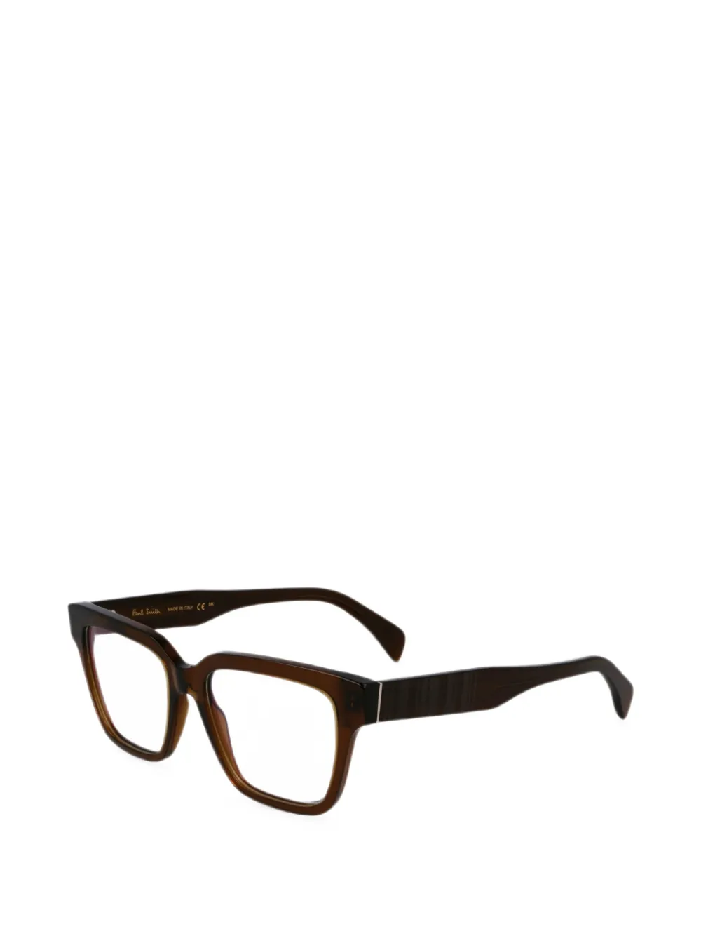 Paul Smith Lisson bril met vierkant montuur Bruin