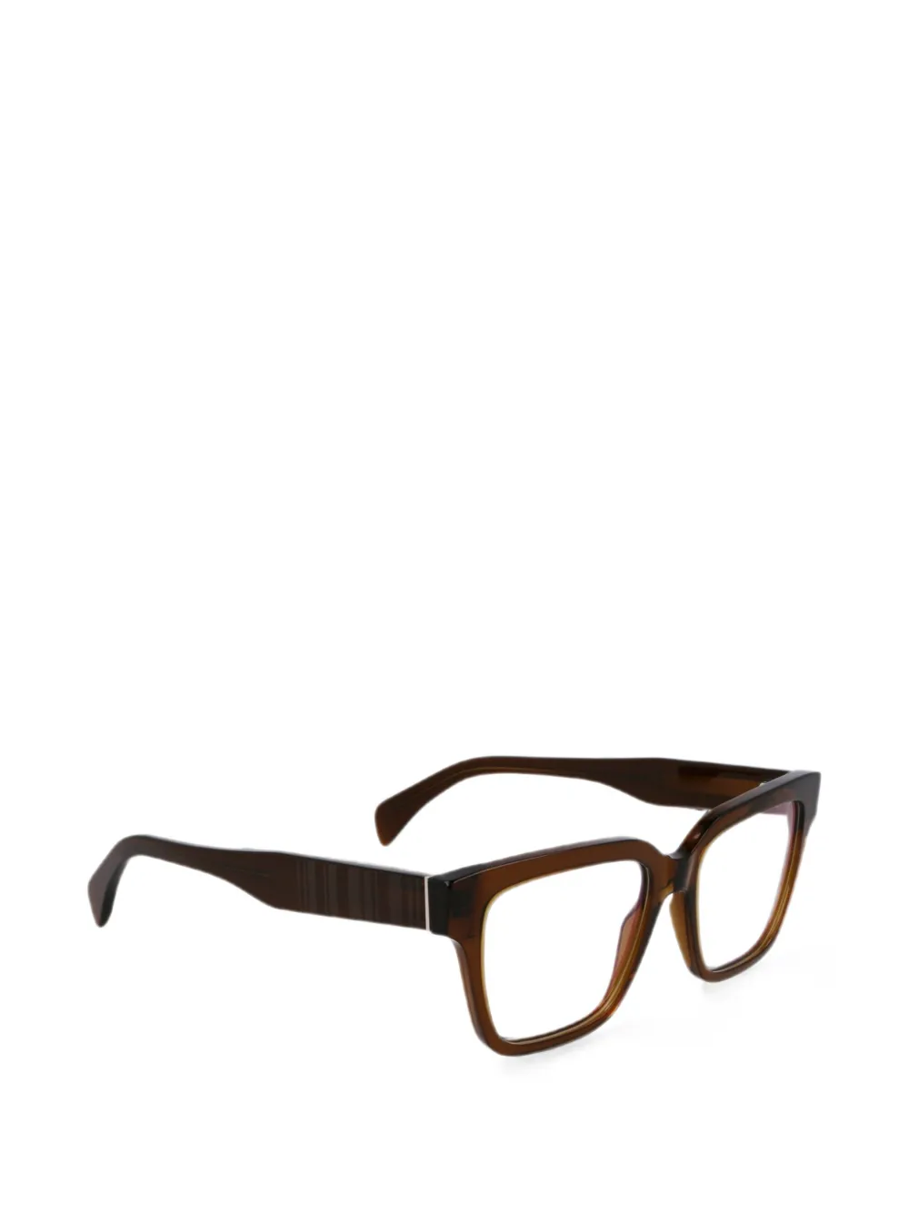 Paul Smith Lisson bril met vierkant montuur Bruin