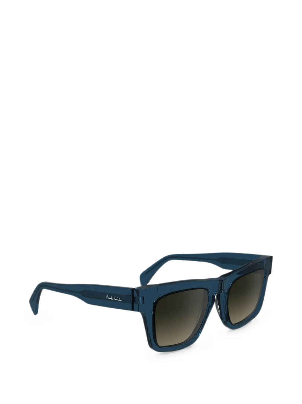 Paul Smith Kramer zonnebril met vierkant montuur Blauw
