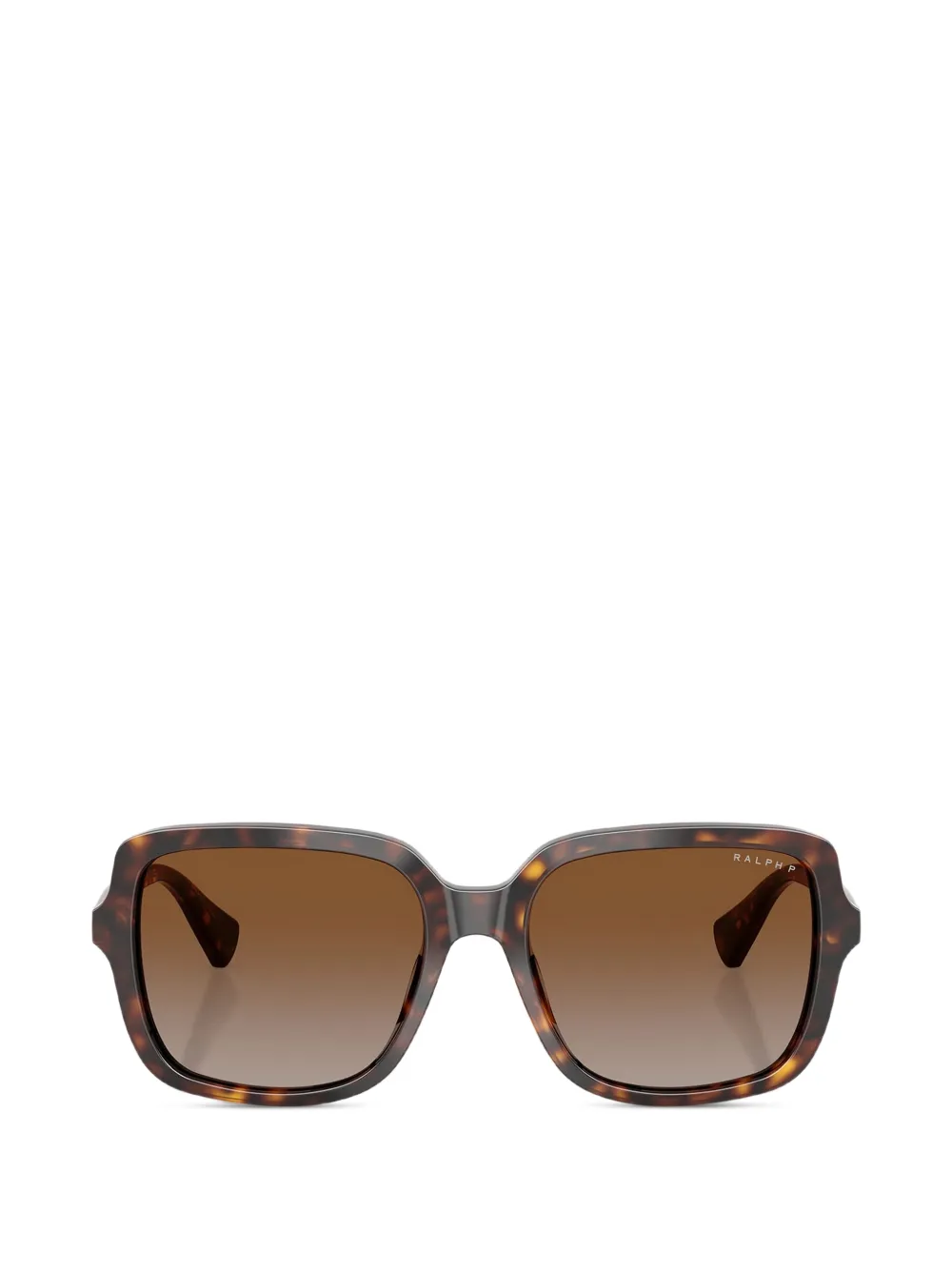 Ralph Eyewear Occhiali da sole squadrati con effetto tartarugato - Marrone