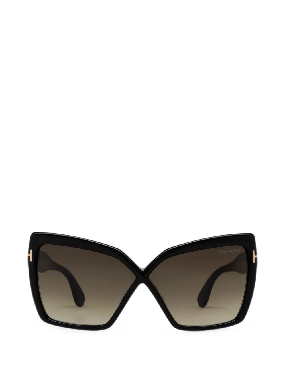 TOM FORD Eyewear Occhiali da sole Fiore con montatura a farfalla - Nero