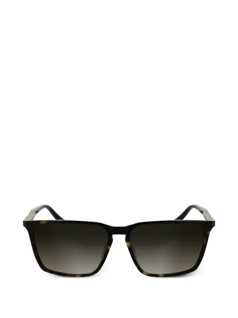 Calvin Klein tortoiseshell-effect rectangle-frame sunglasses