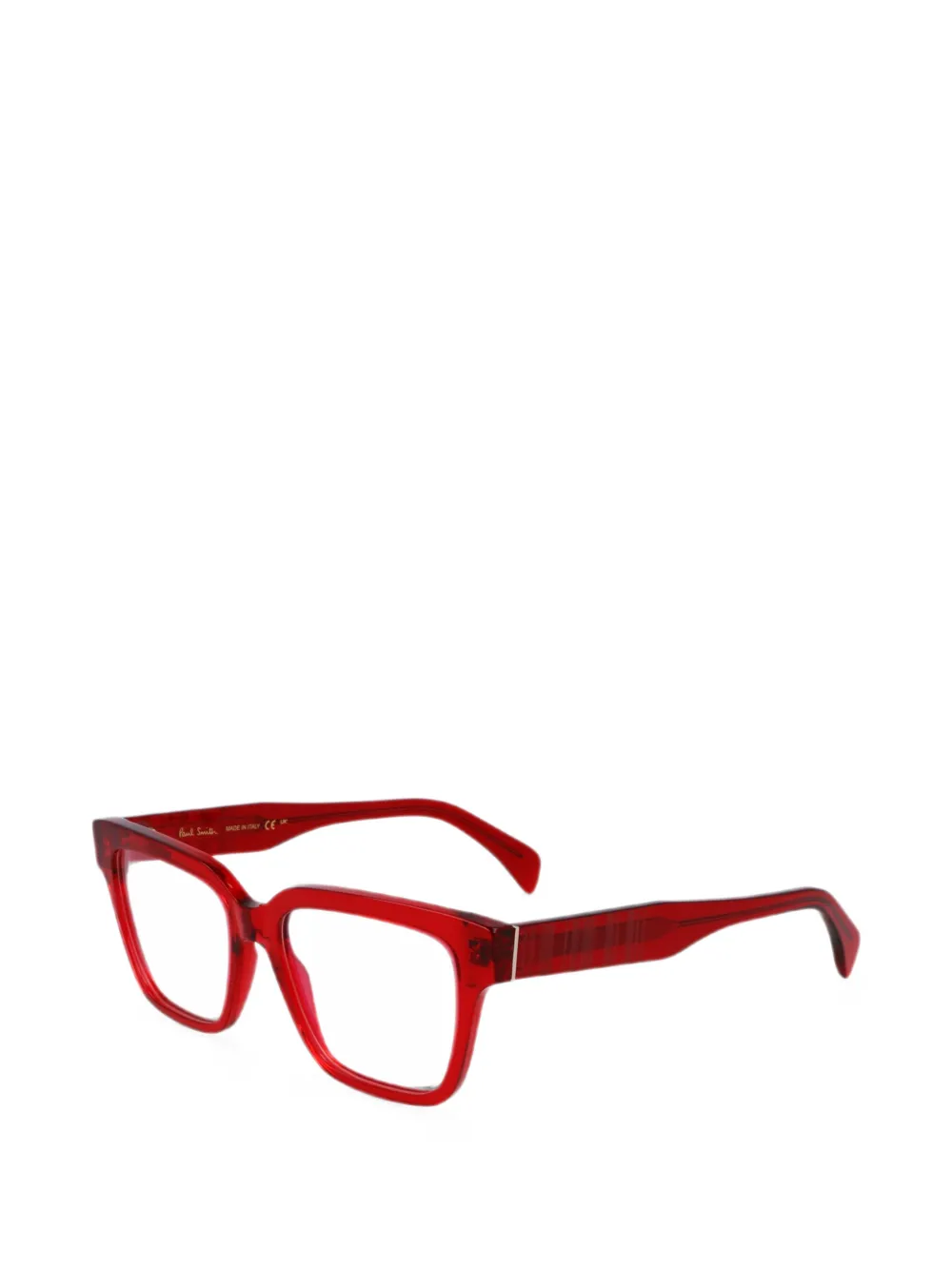 Paul Smith Bril met vierkant montuur Rood