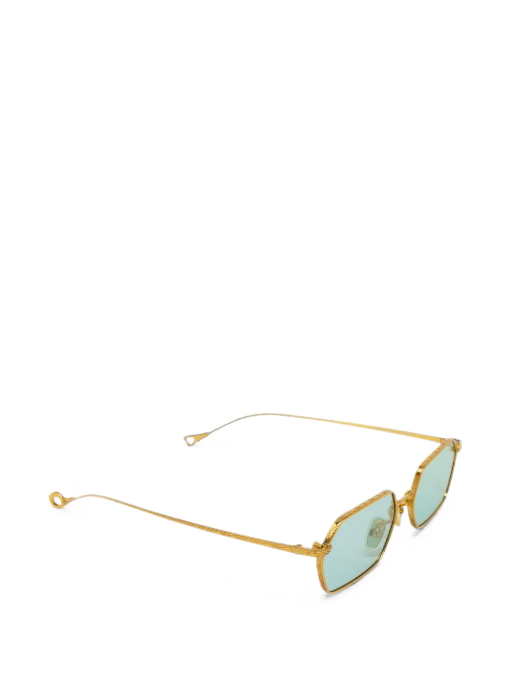 Eyepetizer Cavallet zonnebril met geometrisch montuur Goud