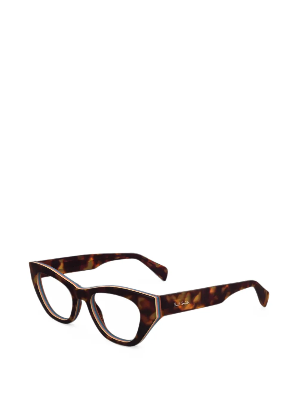 Paul Smith Korda montuur met cat-eye montuur Bruin