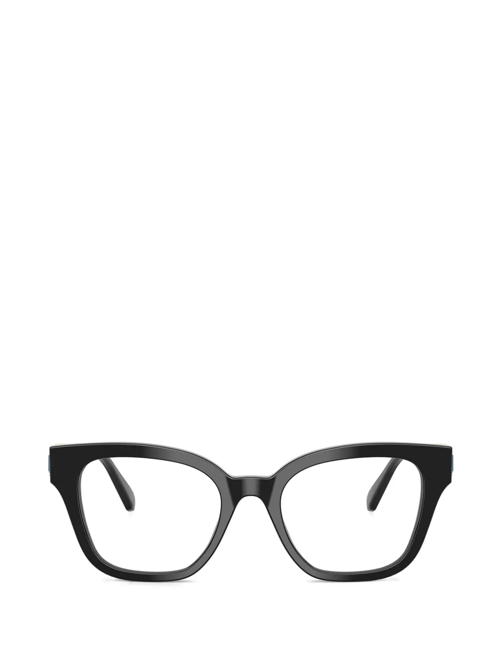 Swarovski Eyewear Occhiali geometrici con cristalli - Nero