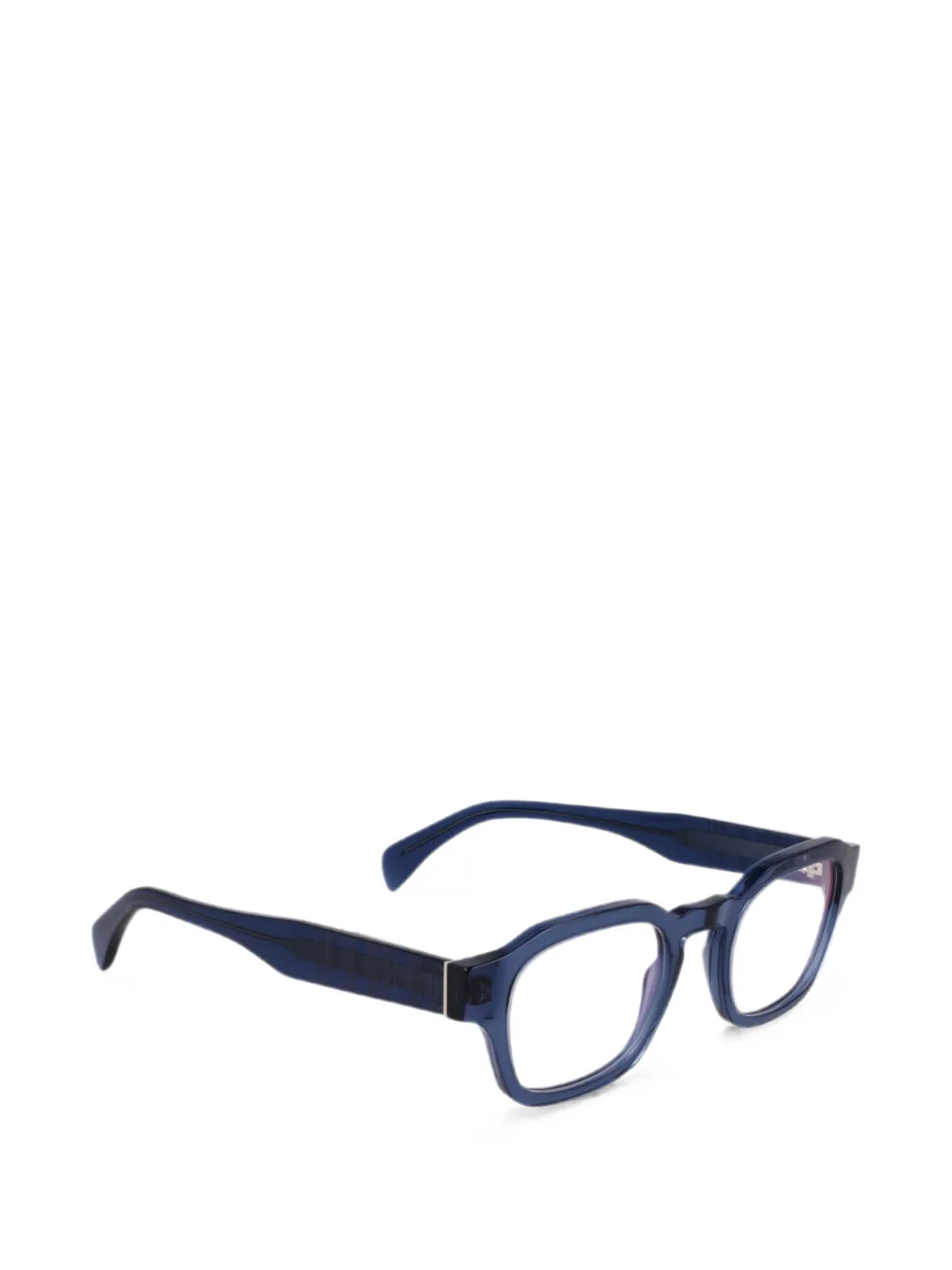 Paul Smith Lexton bril met vierkant montuur Blauw