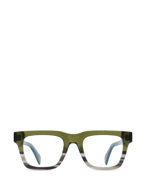 Paul Smith striped square-frame glasses