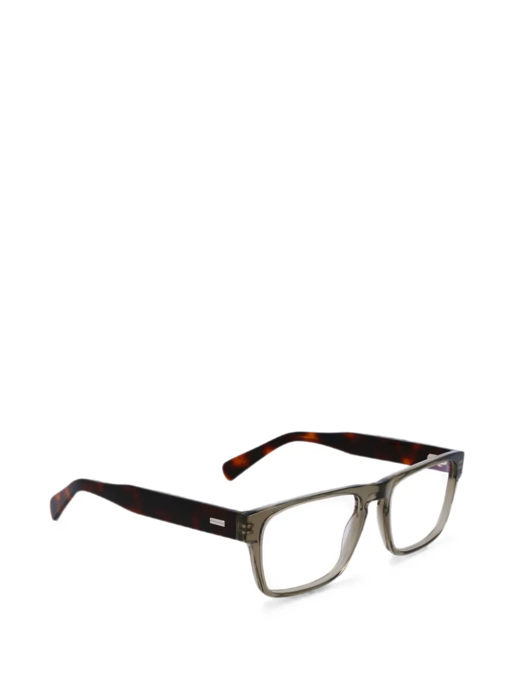 Paul Smith Harrow bril met rechthoekig montuur Grijs