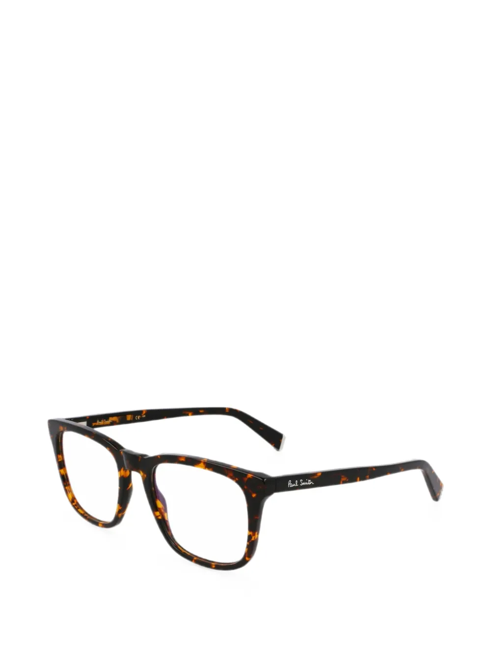 Paul Smith Lammas bril met rechthoekig montuur Bruin