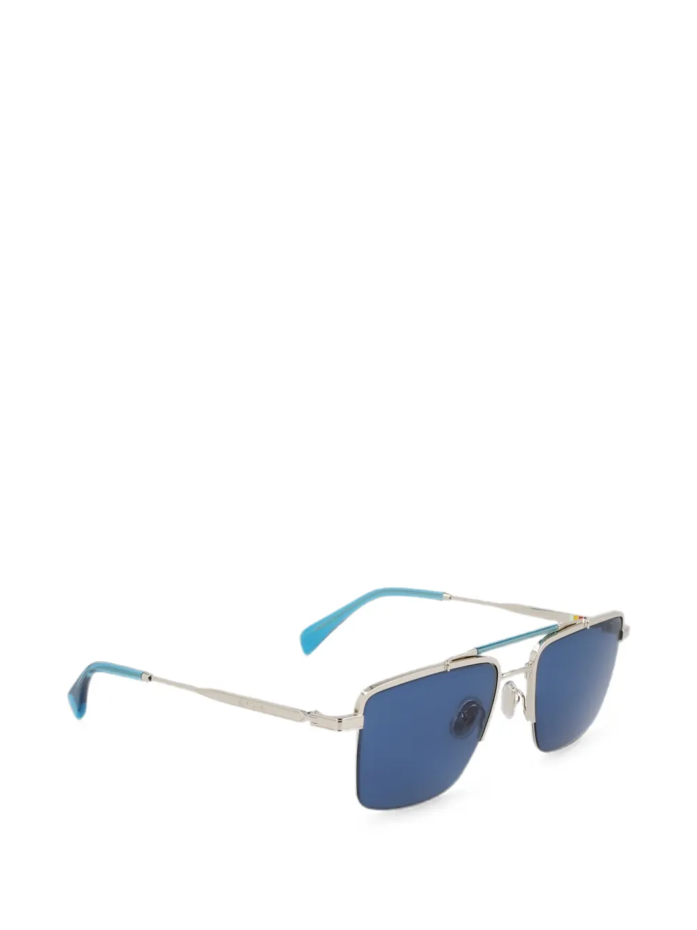 Paul Smith Landor zonnebril met vierkant montuur Zilver
