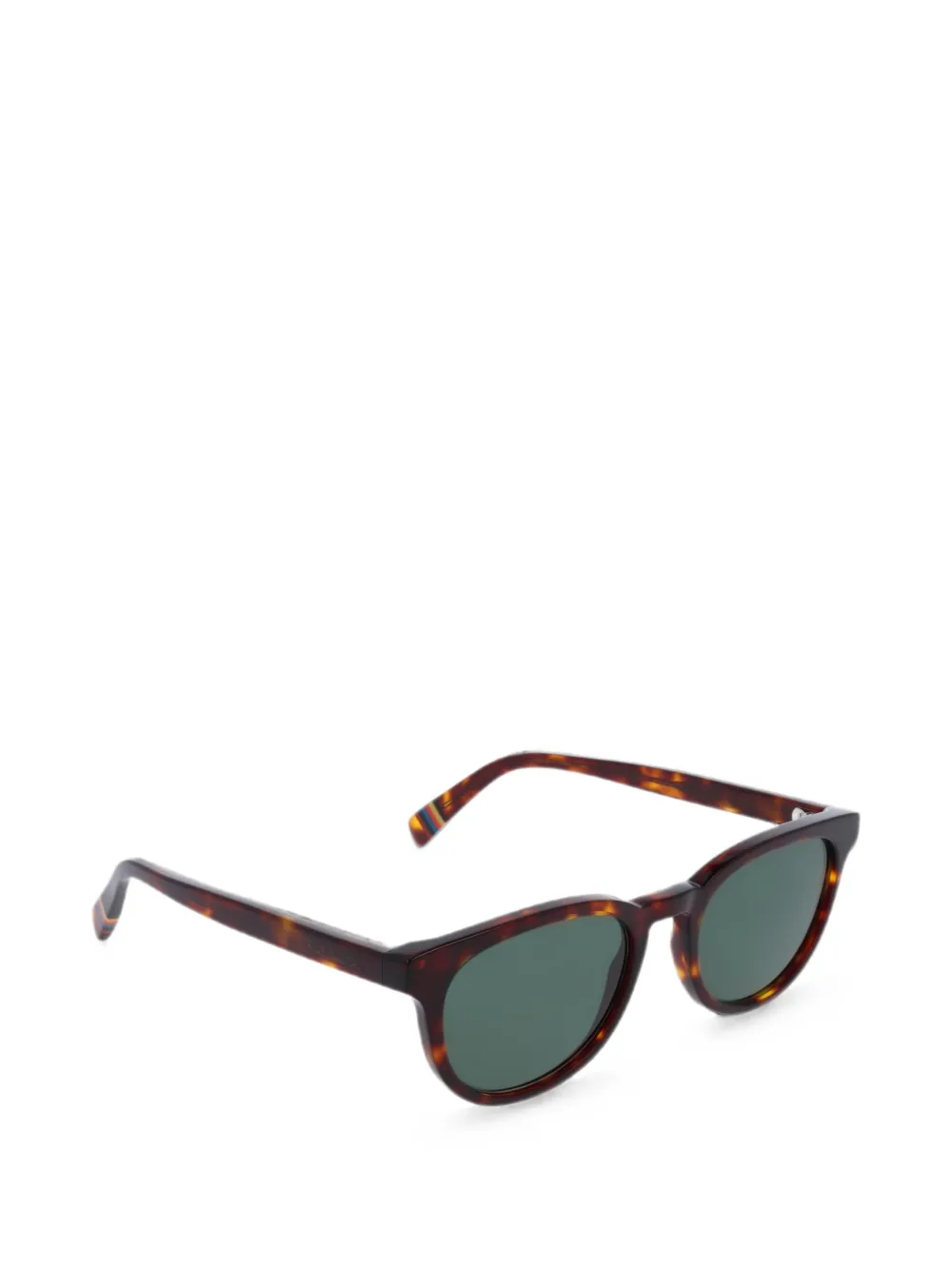 Paul Smith Zonnebril met rond montuur Bruin