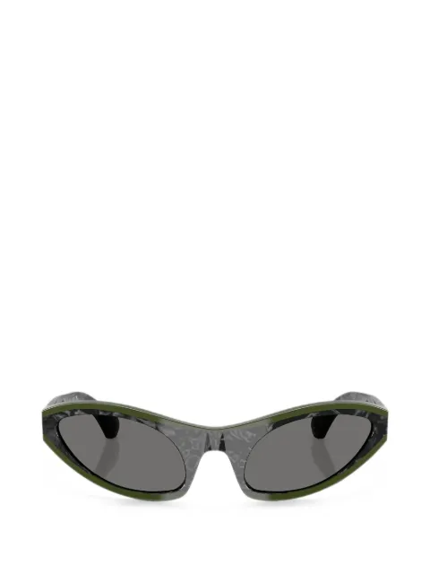 Alain Mikli marbled-effect cat-eye sunglasses