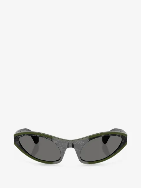 Alain Mikli marbled-effect cat-eye sunglasses