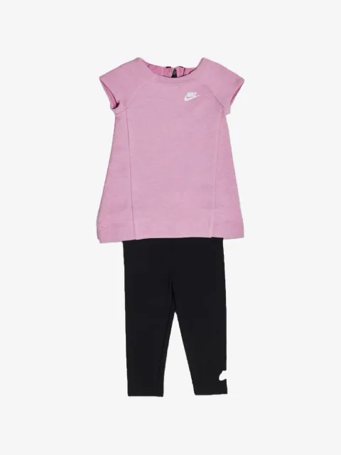 Nike Kids fleece T-shirt and leggings set