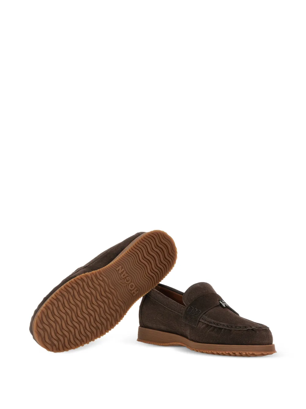 Hogan Traditionele loafers Bruin