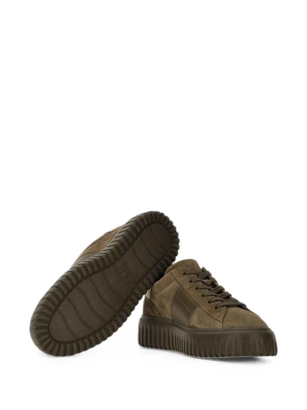 Hogan H-Stripes sneakers Groen