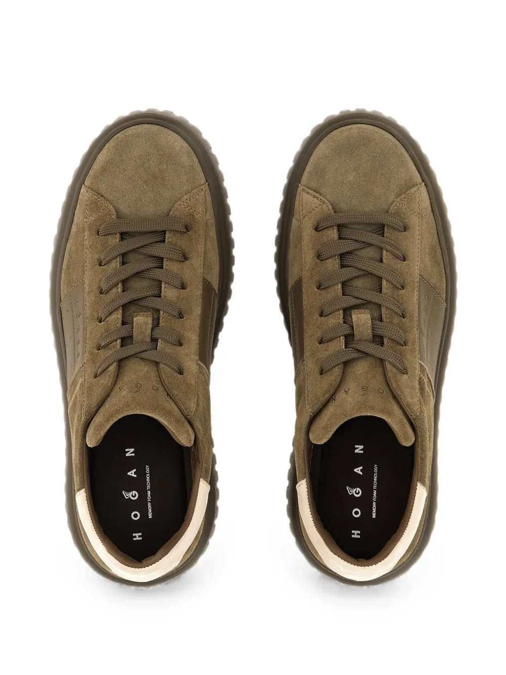 Hogan H-Stripes sneakers Groen