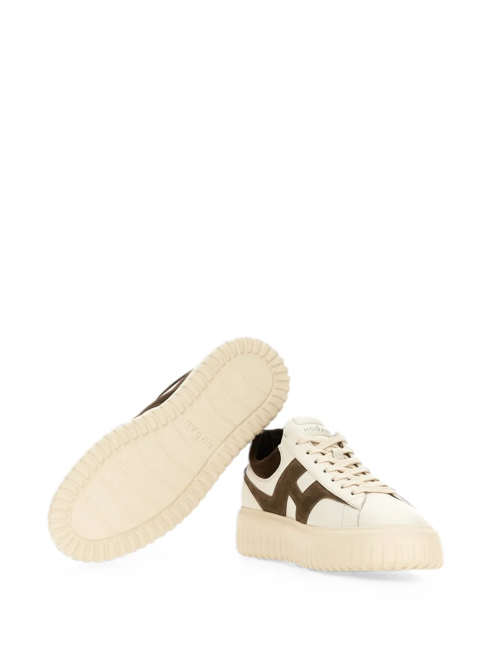 Hogan H-Stripes sneakers Beige