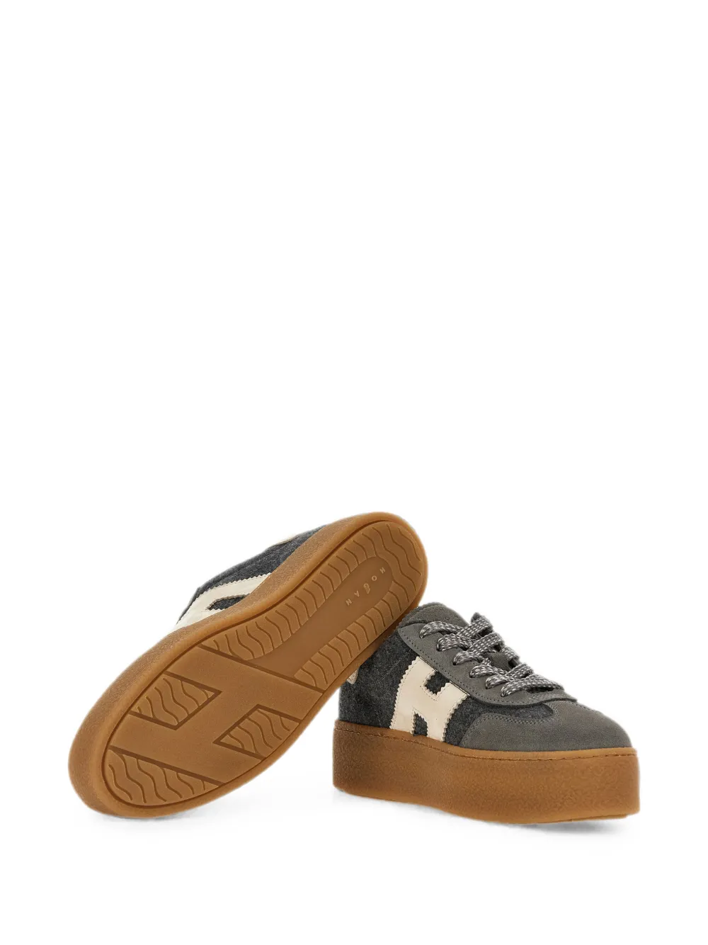 Hogan Cool sneakers met plateauzool Grijs