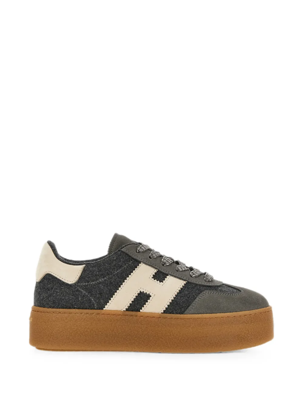 Hogan Cool sneakers met plateauzool Grijs