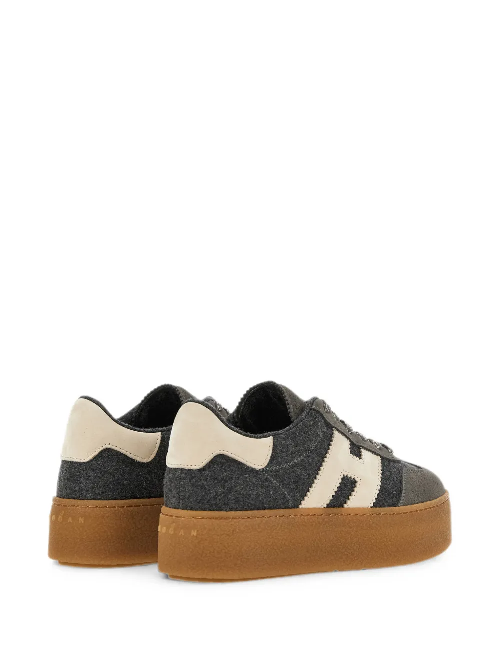 Hogan Cool sneakers met plateauzool Grijs