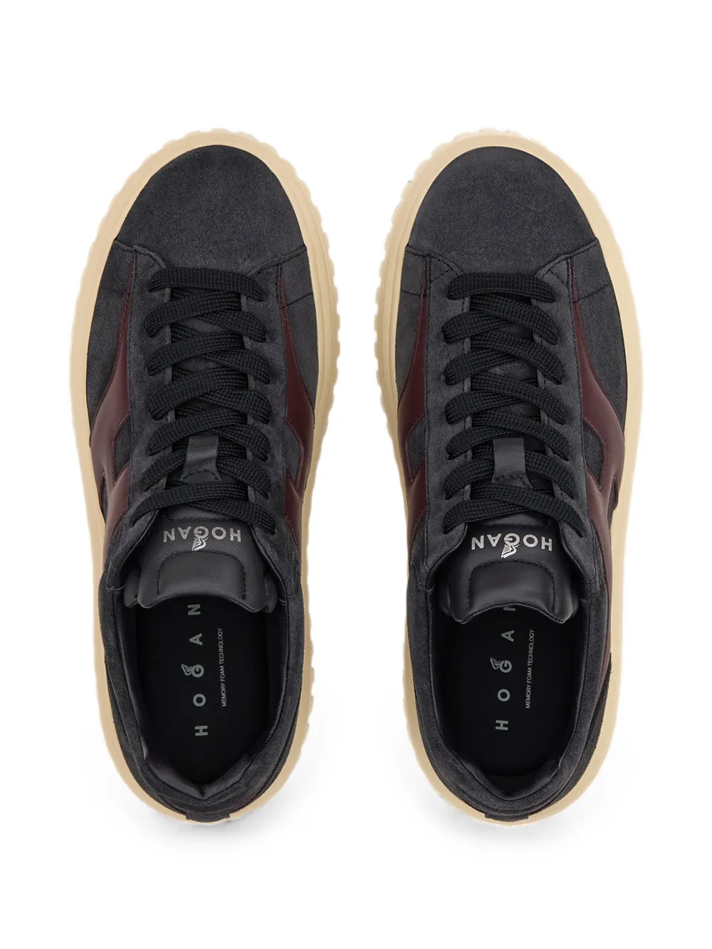 Hogan H-Stripes sneakers Blauw