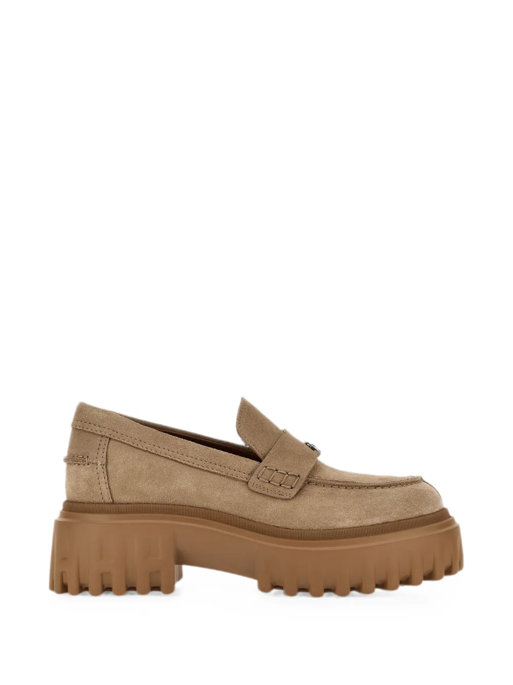 Hogan H700 lug-sole loafers - Neutrals