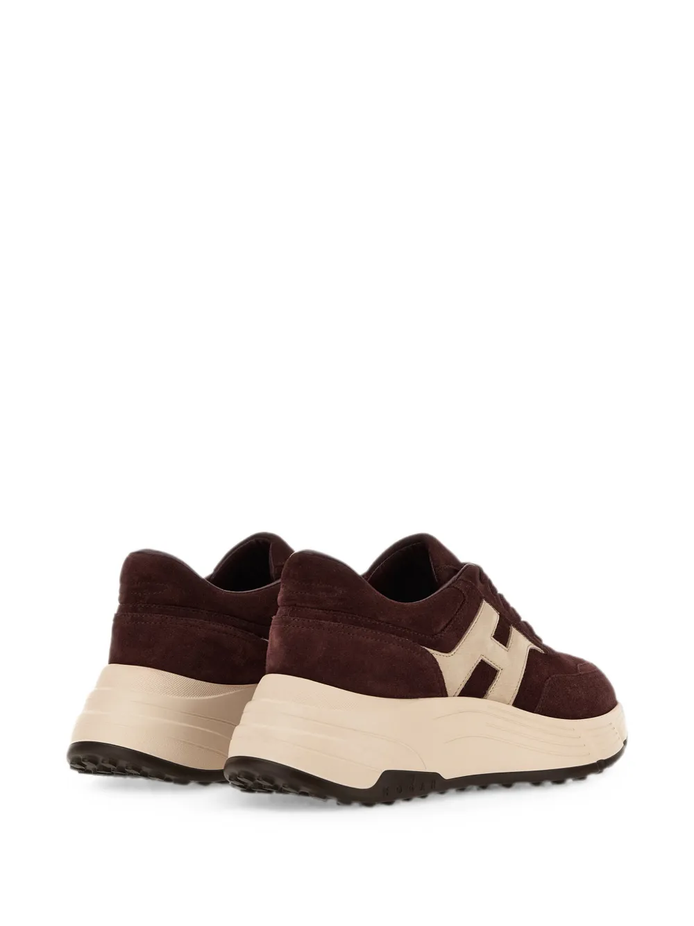 Hogan Hi-Fi suede sneakers Rood