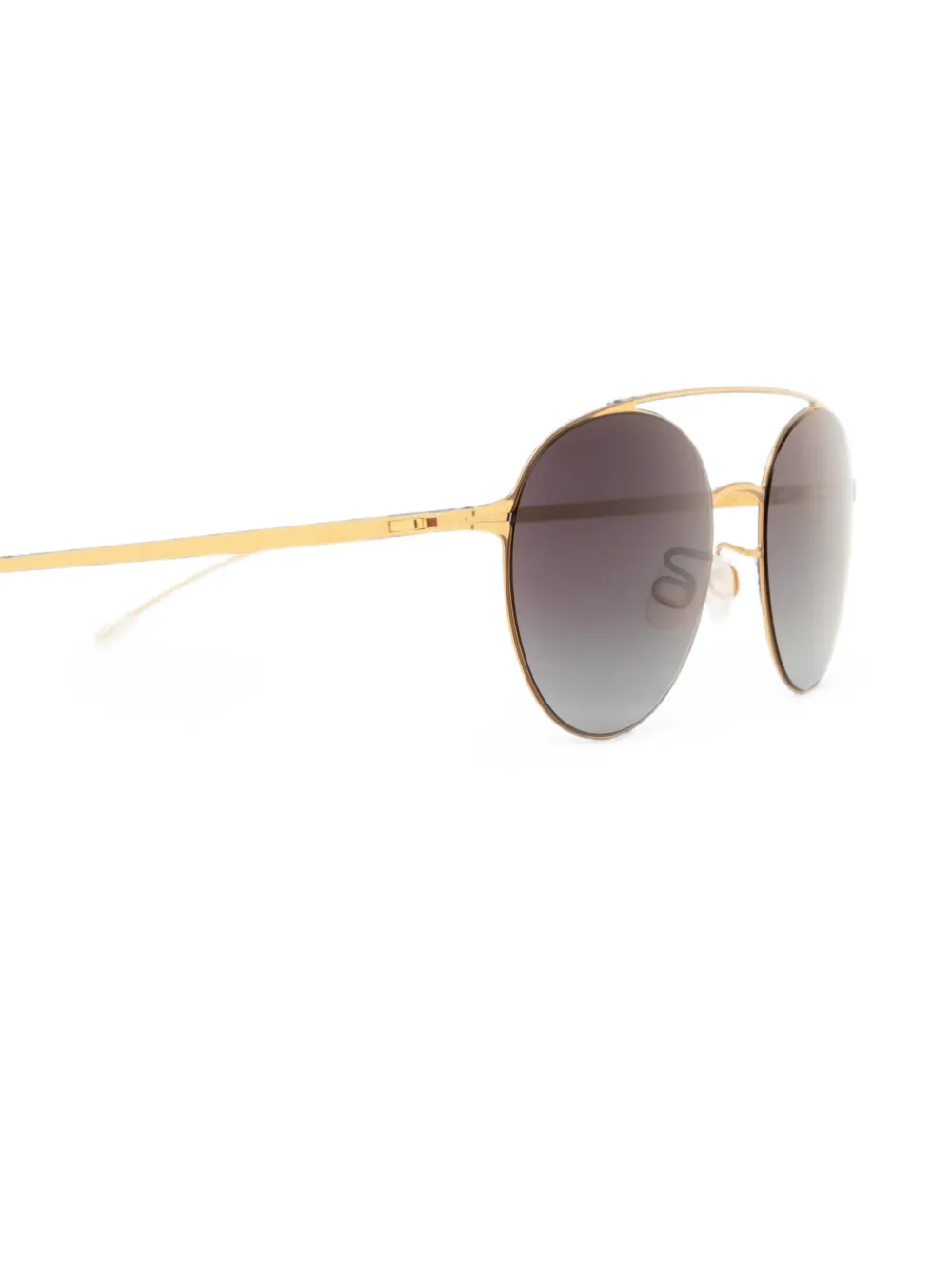 Mykita Reva Sun zonnebril met piloten montuur Goud