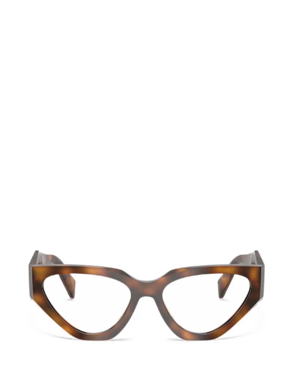 Prada Eyewear Occhiali cat-eye - Marrone