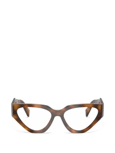 Prada Eyewear 캣아이 프레임 안경