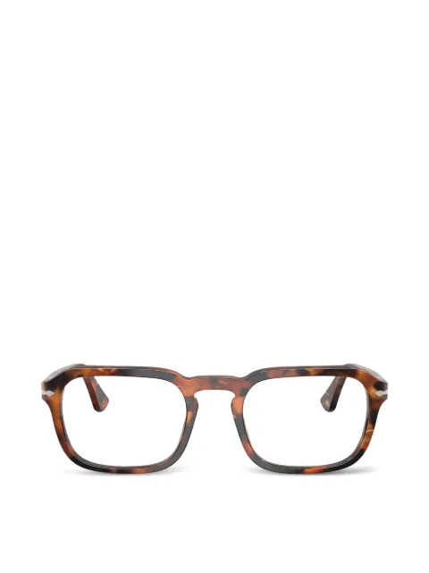 Persol tortoiseshell-effect rectangle-frame glasses