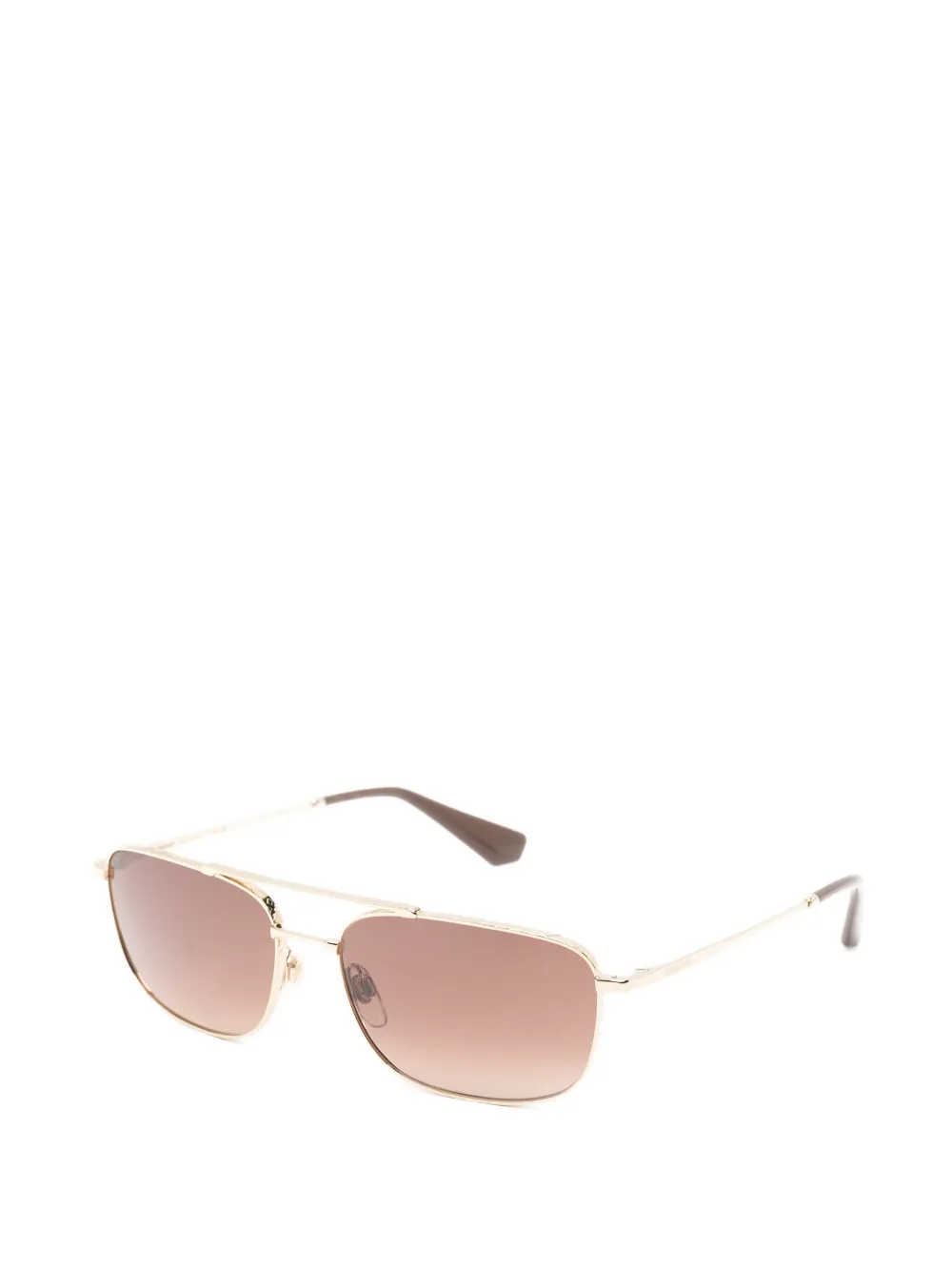 Burberry Eyewear Zonnebril met rechthoekig montuur Goud