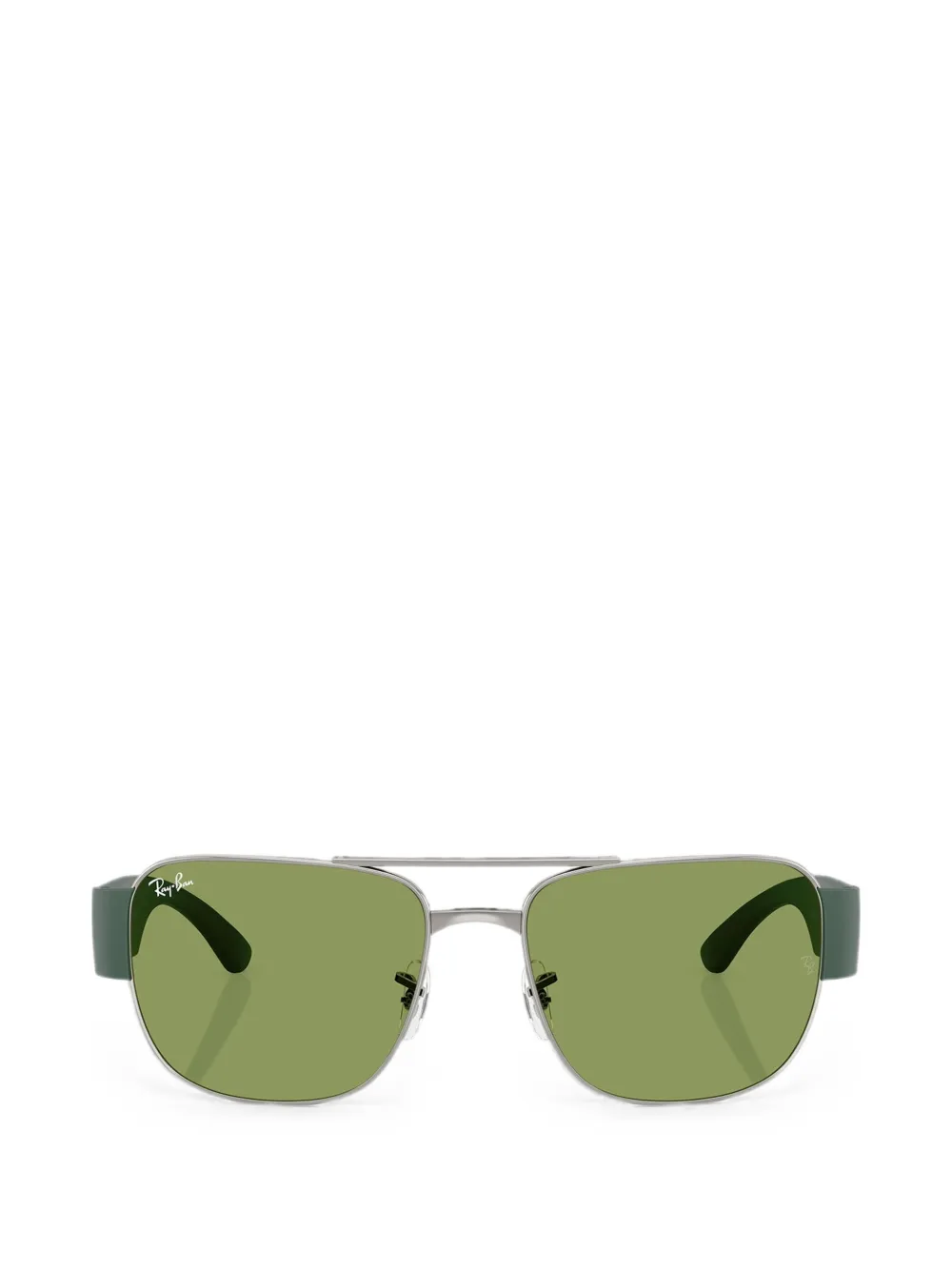 Ray-Ban Sonnenbrille mit eckigem Gestell - Grün