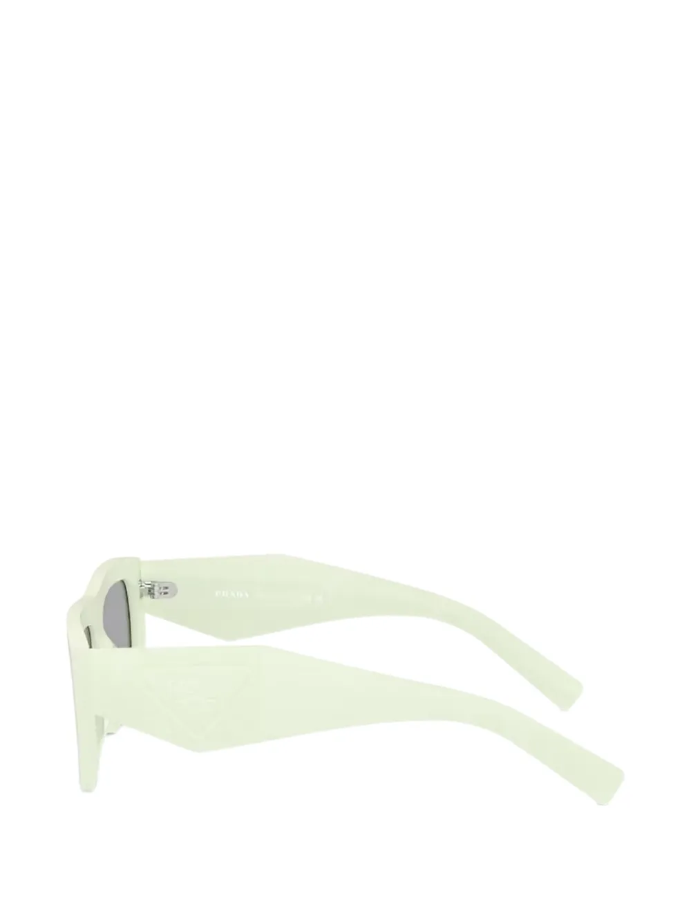 Prada Eyewear Zonnebril met geometrisch montuur Groen