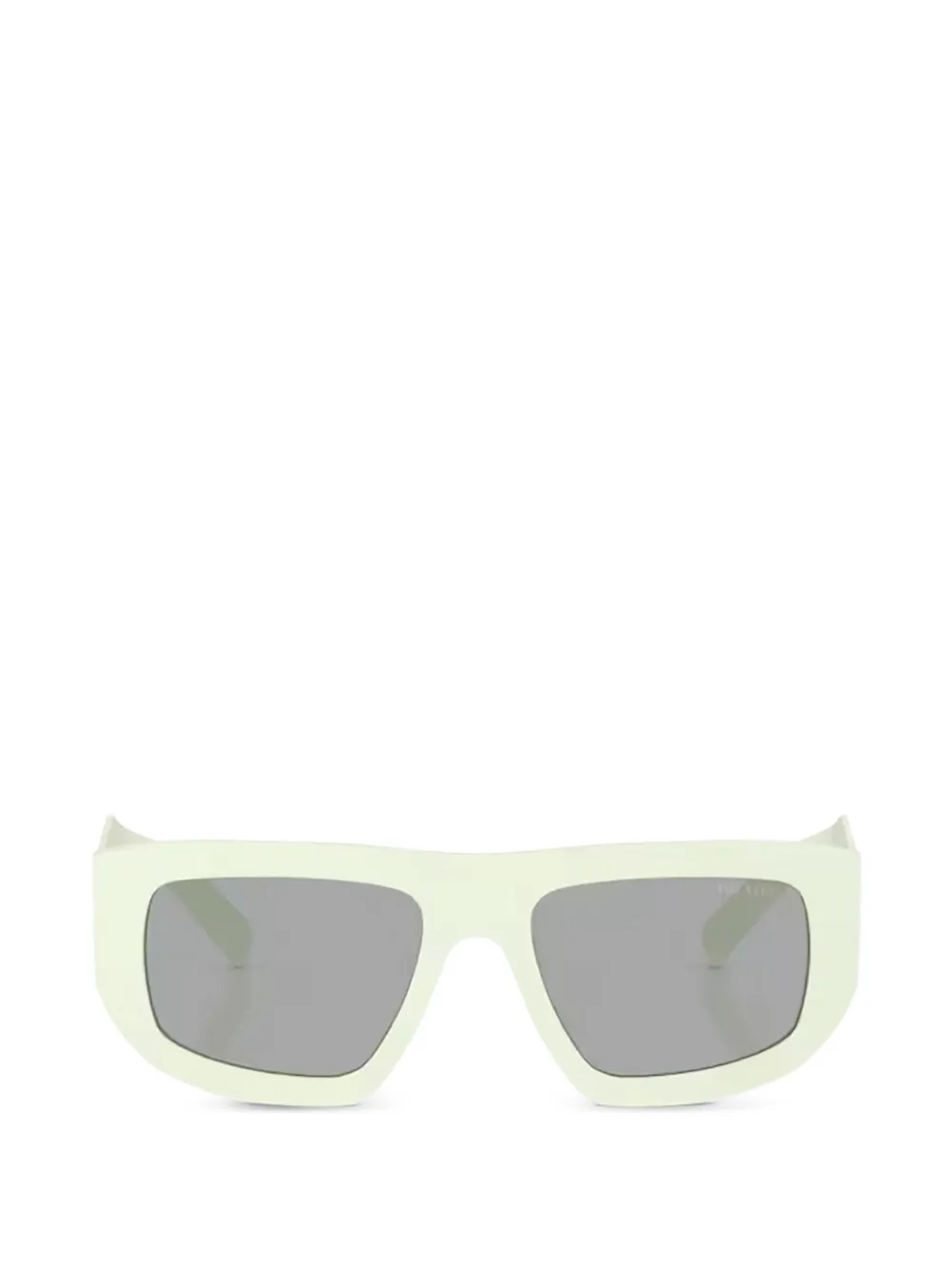 Prada Eyewear Occhiali da sole geometrici - Verde