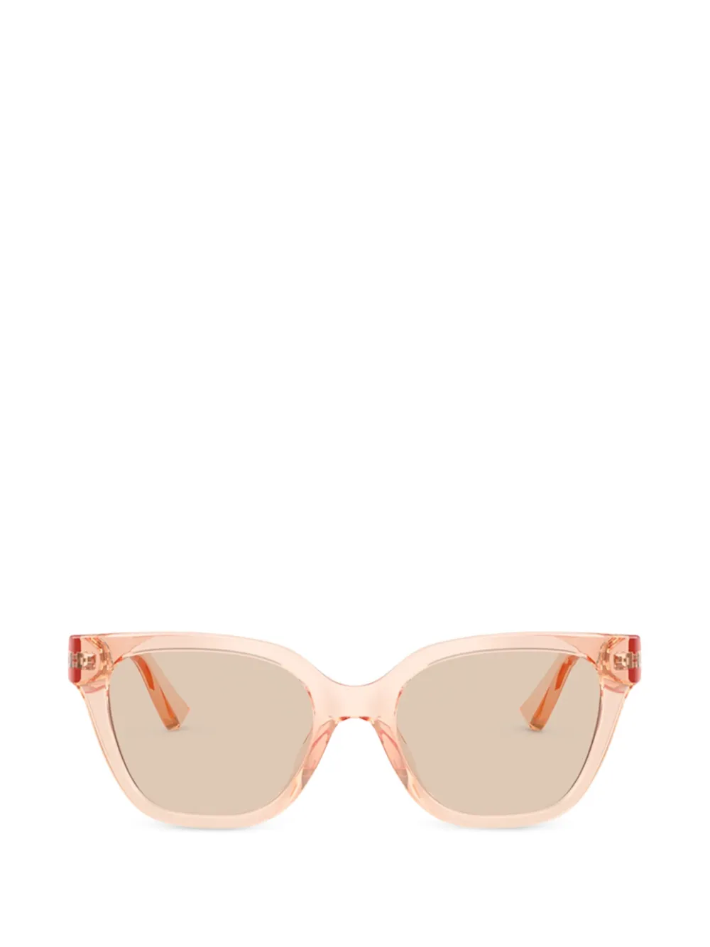 Armani Exchange Occhiali da sole con montatura trasparente - Arancione