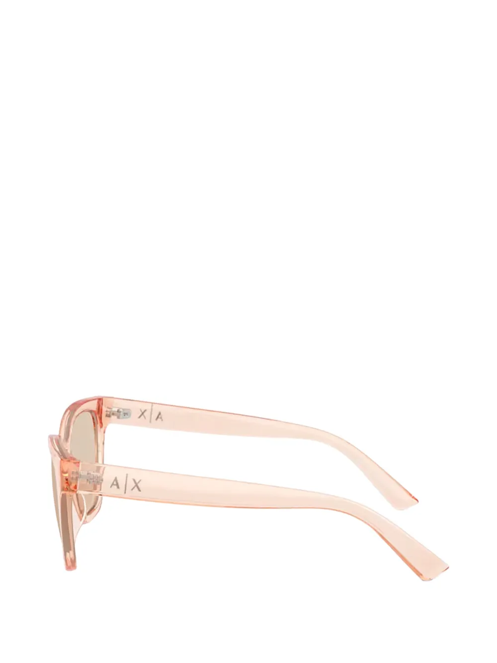 Armani Exchange Zonnebril met doorzichtig montuur Oranje