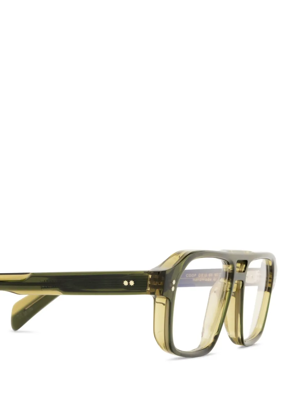 Cutler & Gross GR15 bril met piloten montuur Groen