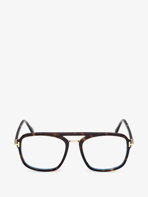 TOM FORD Eyewear Occhiali con effetto tartarugato