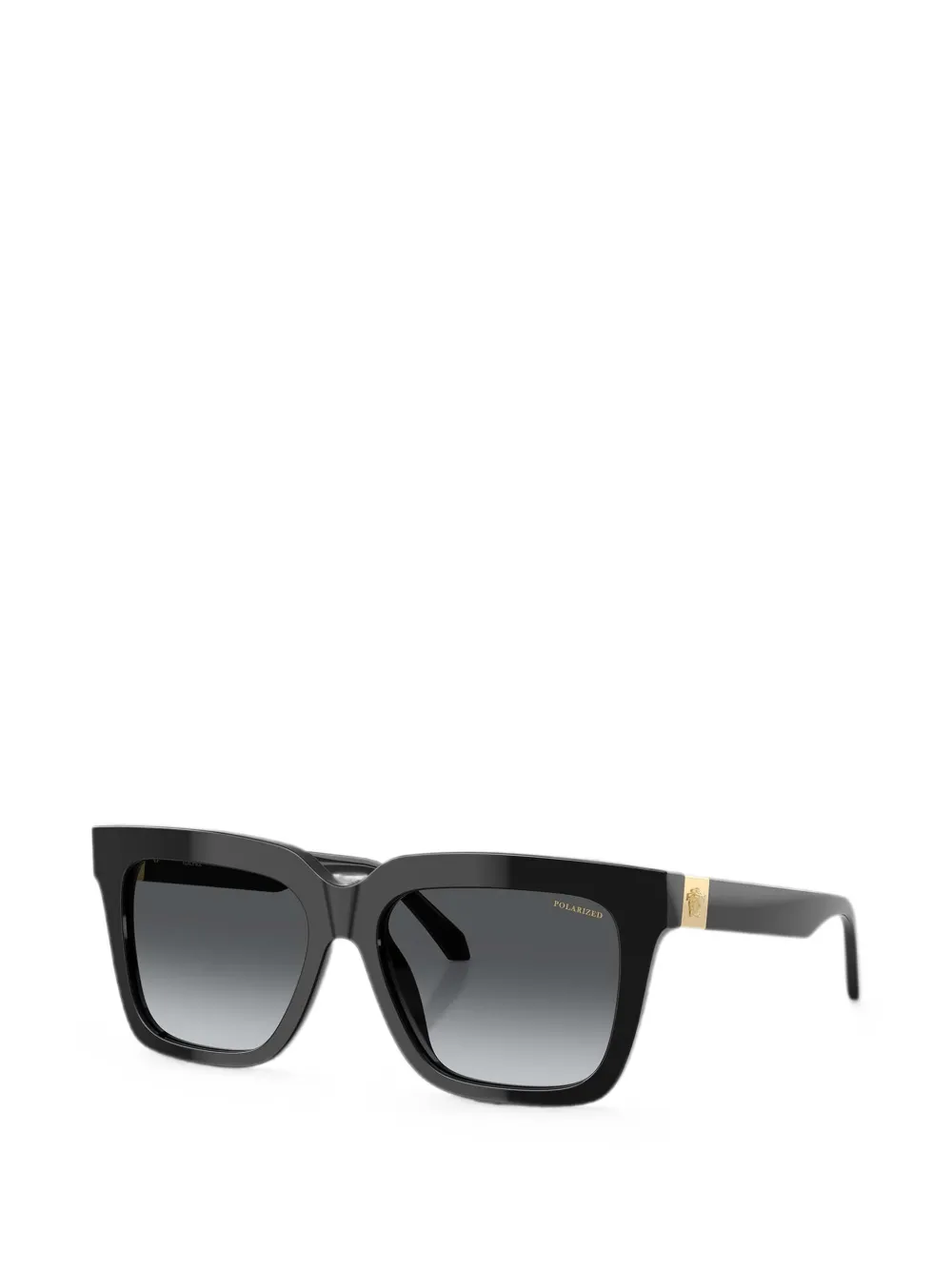 Versace Eyewear Zonnebril met vierkant montuur Zwart
